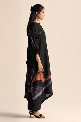 Black silk co-ord set 2