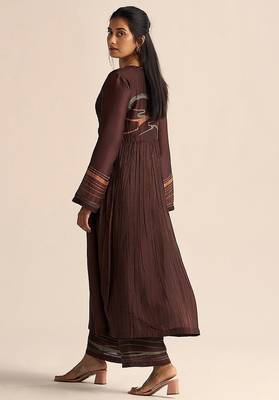Dark chocolate silk co-ord set 2