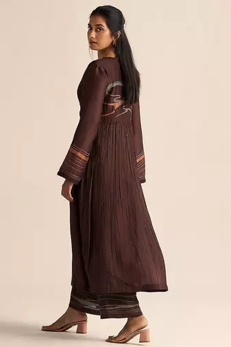 Dark chocolate silk co-ord set