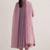 Dusky orchid georgette anarkali kurta set