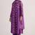 Purple magic mul-mul kurta set