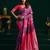 magenta soft art silk saree with fancy pumpum border