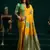 yellow soft art silk saree with fancy pumpum border
