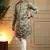 Royal silk olive green embroidered sequin kurta with cotton pyjama