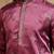Royal silk purple embroidered sequin kurta with cotton pyjama