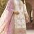 White  pakistani style royal salwar kameez wear – embroidered fox georgette set