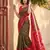 mehendi premium pochampalli art silk saree for festive 