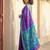purple premium pochampalli art silk saree for festive 