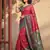 pink premium pochampalli art silk saree for festive 