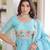 sky blue gold crush lehenga choli with zari embroidery