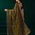 Mahendi net heavy sequins designer saree party wear with velvet unstitched blouse
