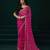 Pink designer net saree sequins embroidery party wear with velvet blouse