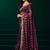 Maroon net heavy sequins designer saree party wear with velvet unstitched blouse
