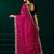 Pink designer net saree sequins embroidery party wear with velvet blouse
