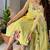 Yellow color french crepe sttiched kurta set