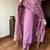 Lavender color viscose chanderi sttiched kurta set