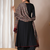Black color viscose palazzo kurta set