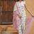 Off white cotton floral print kurta set
