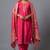 Rani pink color chanderi viscose sttiched suit