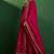 Vichitra silk embroidered anarkali kurta set in rani pink