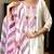 Off white color viscose chanderi sttiched kurta set
