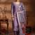 Lavender color viscose sttiched kurta set