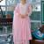 Light pink cotton embroidered sttiched kurta set