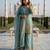 Teal Color Fendy Silk Heavy Embroidery Work Party wear palazzo Pair