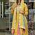 Yellow COlor Faux Georgette Embroidery Work Designer palazzo Set