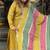 Yellow COlor Faux Georgette Embroidery Work Designer palazzo Set