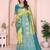 lemon rama  soft art silk blend banarasi jacuard work designer party wear saree with unstitched blouse piece