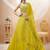 Awesome Neon Yellow Embroidered Engagement Wear Lehenga Choli