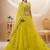 Awesome Neon Yellow Embroidered Engagement Wear Lehenga Choli