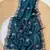 Teal Color Designer Flowy Silk Saree