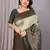 pista green  soft art silk blend banarasi jacuard work designer party wear saree with unstitched blouse piece
