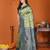 lemon morpich  soft art silk blend banarasi jacuard work designer party wear saree with unstitched blouse piece