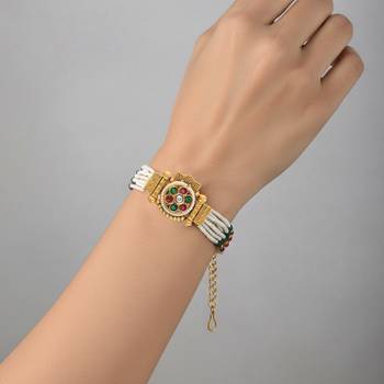 Pearl bead multi strand bracelet for women 4