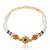 Pearl bead multi strand bracelet for women
