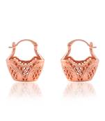 Copper basket daliya shape earring
