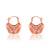 Copper basket daliya shape earring