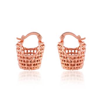 Small tokri shape copper earring 1