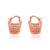 Small tokri shape copper earring