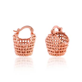Small tokri shape copper earring 3