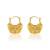 Golden daliya shape earring