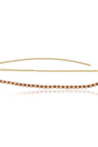 Brass gold pearl kundan traditional waistband ethnic kamarbandh for women wedding bridal jewellery