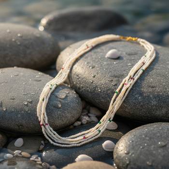 Natural pearl bead  necklace for women 1