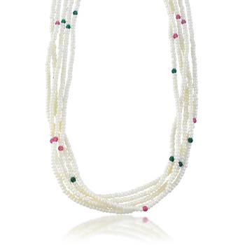 Natural pearl bead  necklace for women 2