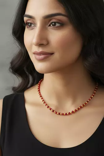 Ruby necklace for women