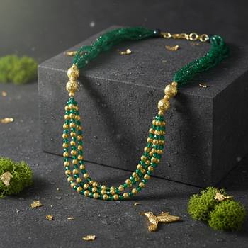 Created emerald necklace for women 1