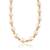 Cultured white pearl choker necklace for women